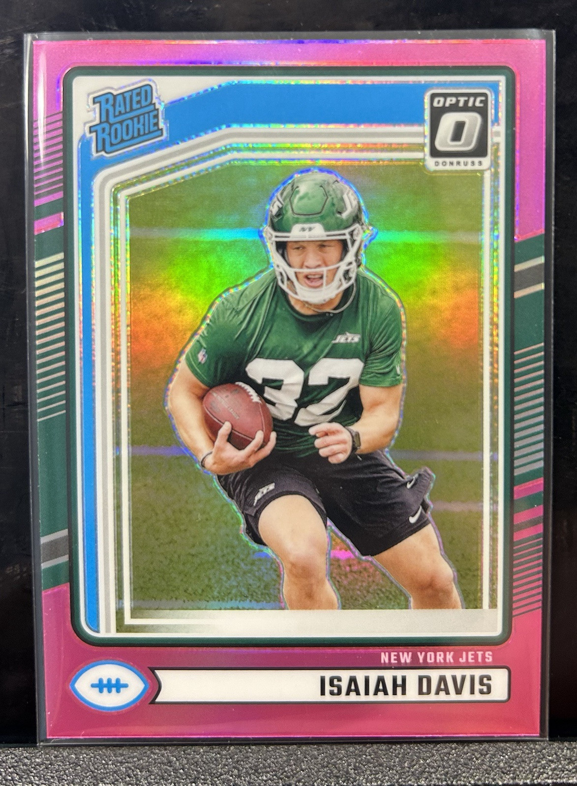 Isaiah Davis Panini Donruss #386 Optic Preview-Pink