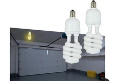 Satco S7364 - 13 Watt Mini Spiral Compact Fluorescent - 2700K 2 Pack Candelabra