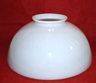 VINTAGE WHITE MILK GLASS DOME GWTW HURRICANE LAMP SHADE 9 13/16" FITTER