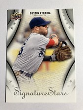 Dustin Pedroia 2009 Upper Deck Signature Stars #40 Boston Red Sox