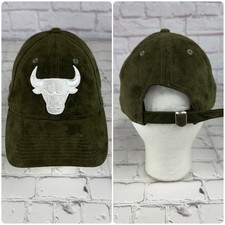 Rare New Era 9Twenty NBA Chicago Bulls Green Suede Adjustable Men's Hat