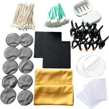 198PCS Card Cleaning Kit   Trading Card Care  Flattening Tool Set for Collector