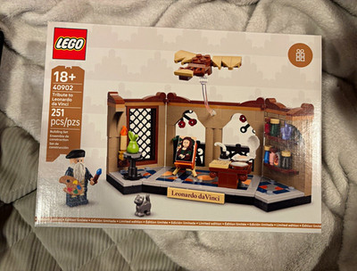 LEGO BrickHeadz Leonardo da Vinci 40902 Limited Edition Set 251pcs 18+