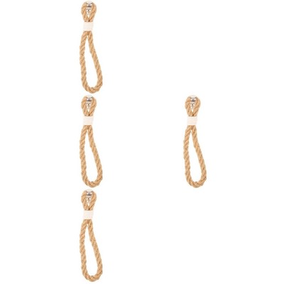  Set of 4 Aufhänger Handtuchring Rostbeständige Handtuchhalterung
