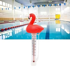 Floating Pool Thermometer Flamingo Gauge Aquariums SPA Water Thermometer