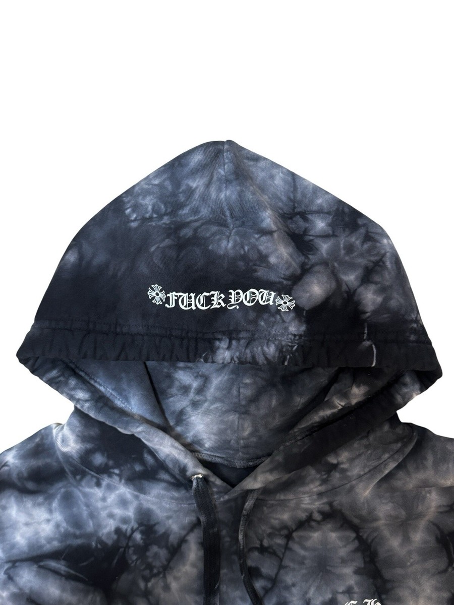 関税送料込 Chrome Hearts Horseshoe Hoodie Black Tie Dye Chrome Hearts Horseshoe Hoodie Black Tie DyeChrome Hearts