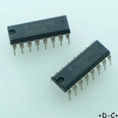 TEXAS INSTRUMENTS CD4027BE CMOS Double bascule JK DIP-16 Texas RoHS (lot de 2)