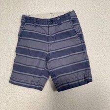 Gap Kids Boys 5 Regular blue  white Shorts with inside stretch sizer pockets