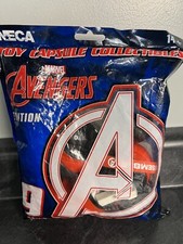 NECA Marvel Avengers Edition Mystery Toy Collectible Capsules Bag Of 9
