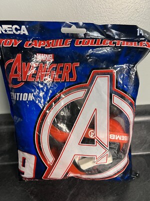 NECA Marvel Avengers Edition Mystery Toy Collectible Capsules Bag Of 9