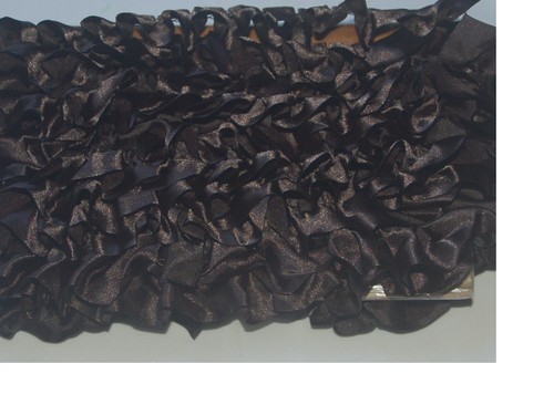 2-5m Rüschenspitze Organza Rips Satin 20-40 mm Plissee Farbwahl Rüsche Polyester - Bild 10 von 33