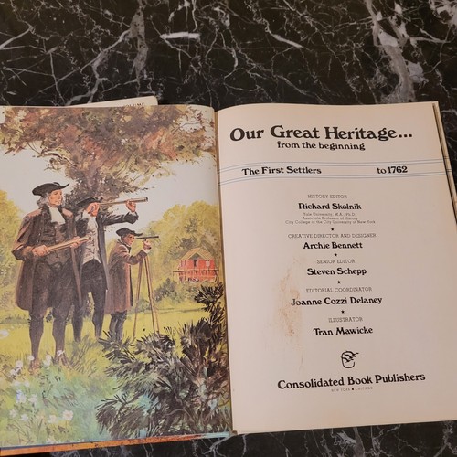 Two Vintage Hardcovers from Our Great Heritage...from the beginning Series c1975 - Picture 5 of 6