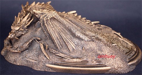 The Hobbit LOTR Smaug Statue Model Resin Figure 20cm Ornament Gift - Picture 5 of 6