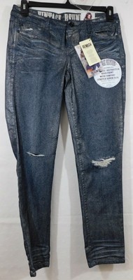NWT Vintage Reunion Rewash Denim Blue Jeans, Sz. 7/8 | eBay