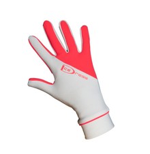 IceDress - Thermal Figure Skating Gloves "IceDress-Sport" White and Coral 