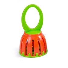 Hand Bell 5" 13cm Plastic Green