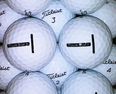 36 Titleist Tour Soft White Used Golf Balls AAAA (4A) Grade | eBay