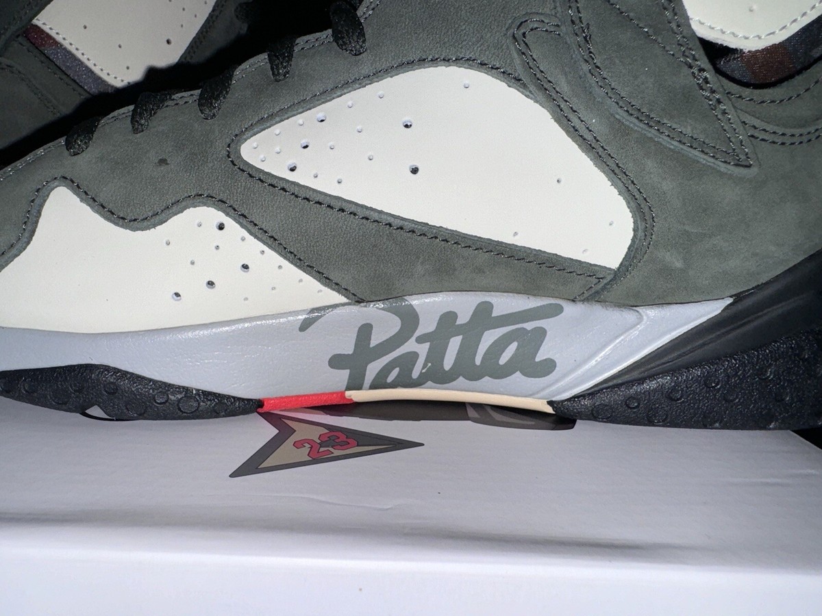 jordan 7 patta icicle on feet