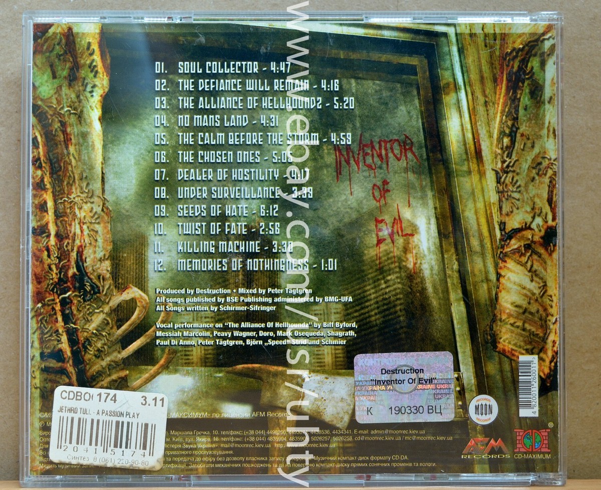 【中古】 Destruction デストラクション / Inventor Of Evil 輸入盤 Amazon.co.jp: Inventor of Evil: ミュージック