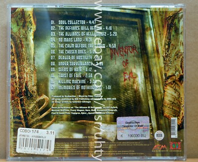 DESTRUCTION INVENTOR OF EVIL RARE UKR ORIGINAL THRASH ROCK CD | eBay