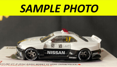Kaido House Mini GT 1:64 Nissan Skyline GT-R R34 V2 Aero Japan