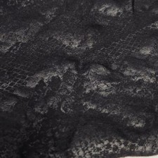 Beautiful Snake Skin Print Black 58" Poly/Spandex Fabric by the Yard