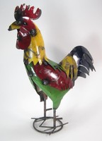 Recycled Metal Rooster Chicken Yard Garden Art Rustic Country Handcrafted 17t Recycled Metal Rooster Chicken Yard Garden Art Rustic Country Handcrafted 17t