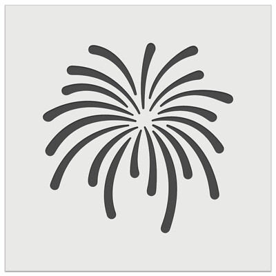 Firework Fourth of July Wall Cookie DIY Craft Reusable Stencil