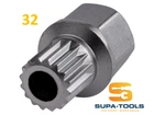 Wheel Lock Rim Lock BMW 32, 16 Kant 16 Tooth Key Socket SUPA Tools