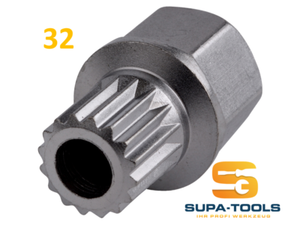 Radsicherung Felgenschloss Bmw 32 Adapter 16 Kant 16pt Steck Nuss Supa Tools Ebay