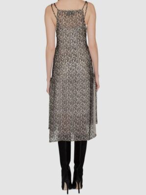akris cocktail dresses Flared Cocktail Dress in Indian Silk Ottoman peach / 10