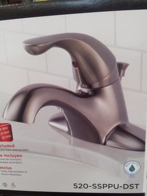 Delta Classic Brushed Nickel 1 Handle Centerset Bathroom Faucet