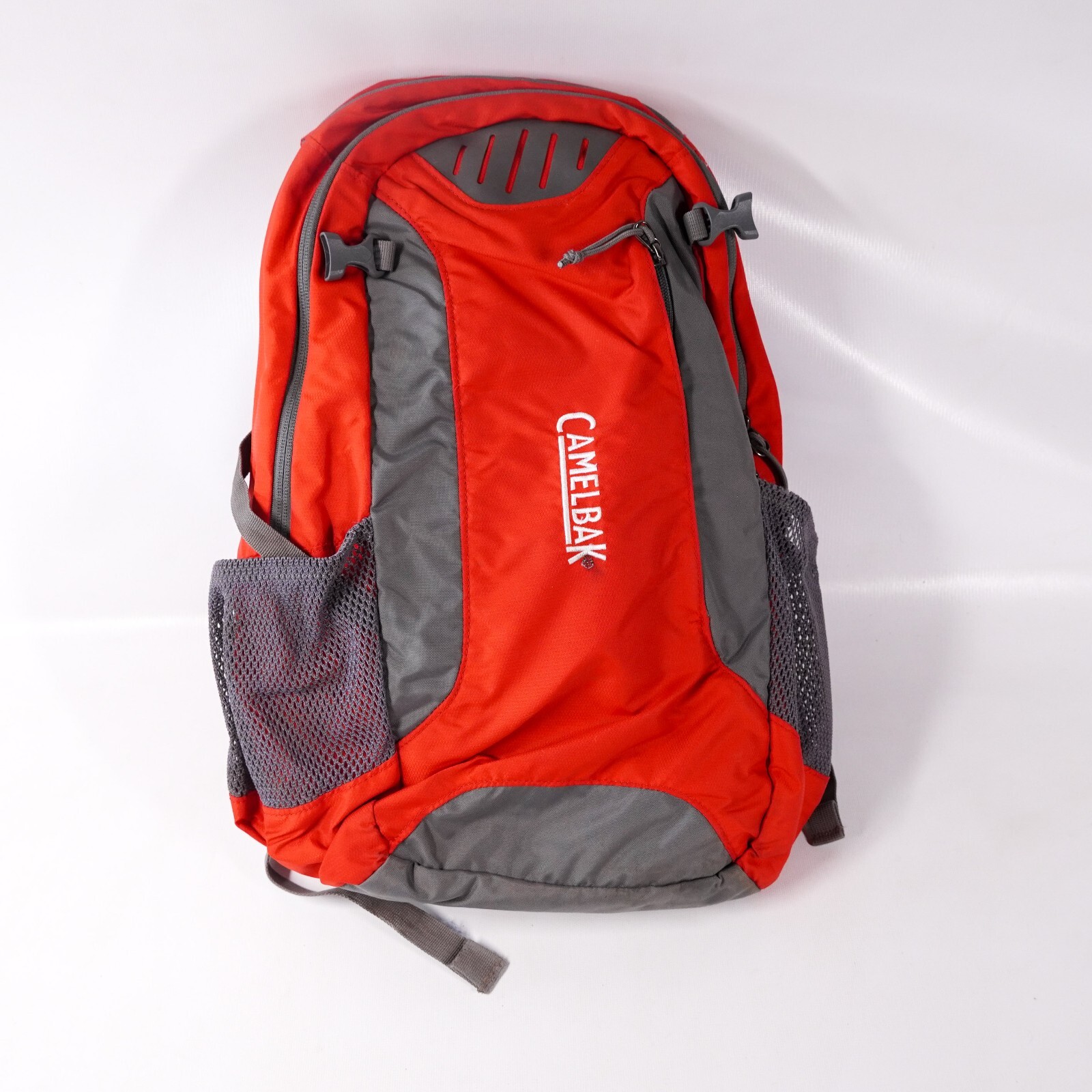 Camelbak Red Gray Hiking Backpack Travel Satchel Book Bag for Outdoor Adventures  -image