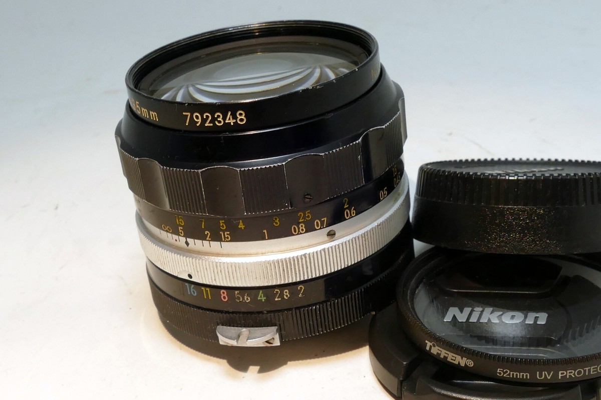 Nikon NIKKOR-O Auto 35ｍｍ F2 非Ai オールドレンズ Nikon Nikkor-O 35mm f2 AI F Prime lens f2.0 (home Ai'd) - AS IS