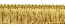 Antique Gold 1.25" Brush Fringe Trim Gold [By The Yard]