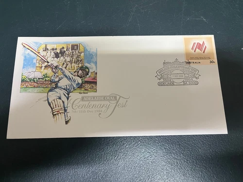 23-1-25 (380)  Australia - Cricket - Centenary Test Adelaide 1984 (6 covers +1)