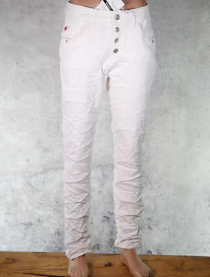   KAROSTAR Baggy Boyfriend Jeans Hose Knöpfe *999