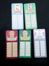 (5) CALENDARI KRUG & RIDDETT SALUTE CHIROPRATICA 1950 1951 1962 1963 1974 