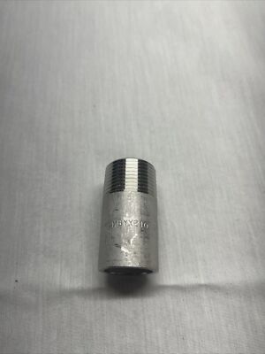 25 - Pipe Nipple Schedule 40 Threaded One Ends 316 Stainless Steel 3/4'' x 2 