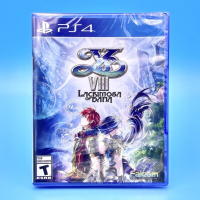 Ys VIII 8: Lacrimosa of Dana (PlayStation 4, PS4) USA Physical Factory Sealed