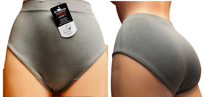 Damen Slip Panty hoch nahtlos Baumwollzwickel Unterwäsche bequem Polyamid Farbe