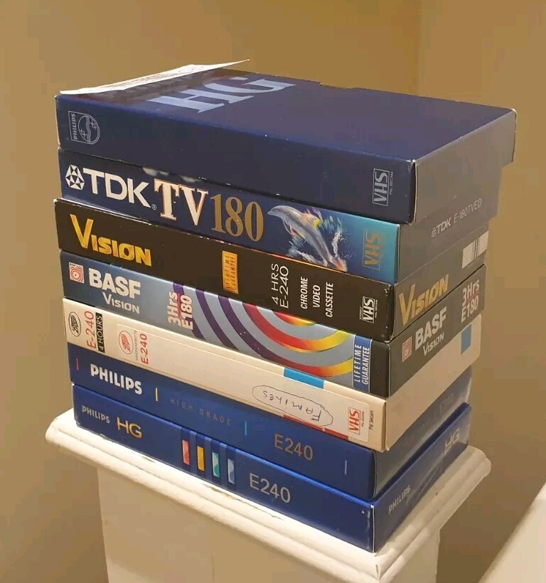 USED VHS TAPES x 7 Contents Listed various brands and lengths eBay