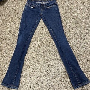 Loft Modern Slim Womens Dark Wash Mid 