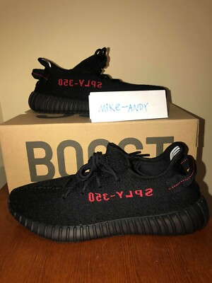 yeezy boost 350 v2 ''BRED'' size deadstock with receipt