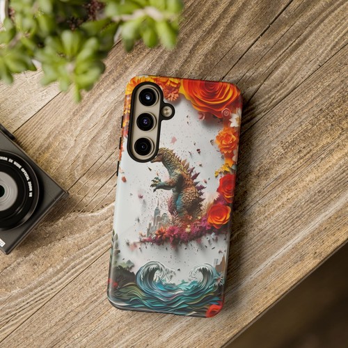 Phone Ink - Tough Case for iPhone Galaxy Pixel - Dino Monster Kaiju Paper Cut - Picture 104 of 191