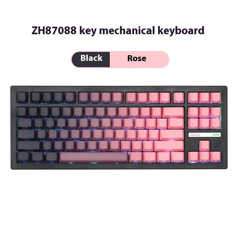 Zuohe ZH870 Mechanical Keyboard RGB Wireless Gaming Keyboard Zuohe ZH870 Mechanical Keyboard RGB Wireless Gaming Keyboard