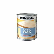 Ronseal Diamond Hard Interior Wax Ultimate Professional Finish 750ml 8 Colours