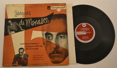CLASSICAL Jacques de Menasce Piano Vanguard  VRS-442 Edmond Appia Vienna State 
