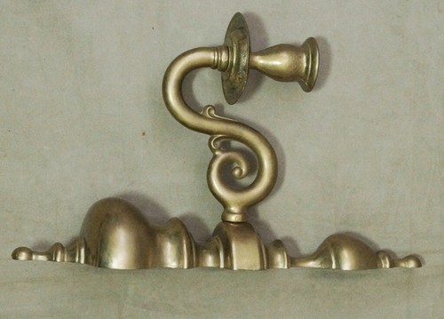 2X KERZENHALTER WANDKERZENHALTER MESSING - Bild 5 von 18
