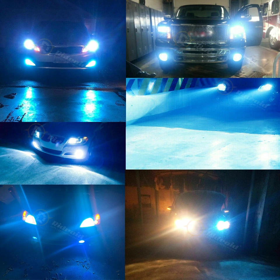 H1/H4/H7/H9/H11/9005/9006 LED Headlight Kit 6500K/8000K/3000K Hi/Lo Beam Bulbs - Image 3 of 4